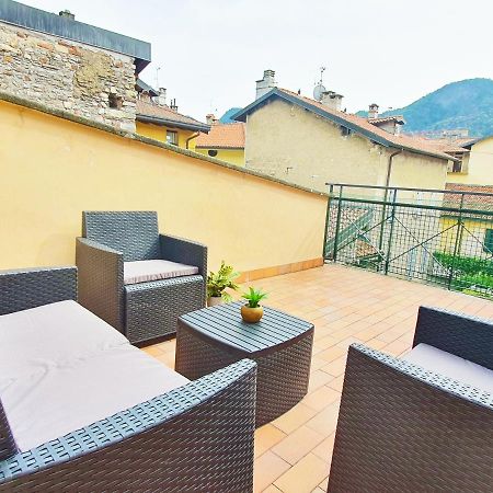 King Como Lake Center 9 Posti Letto- Grande Terrazza - 2 Bagni Privati Eksteriør billede